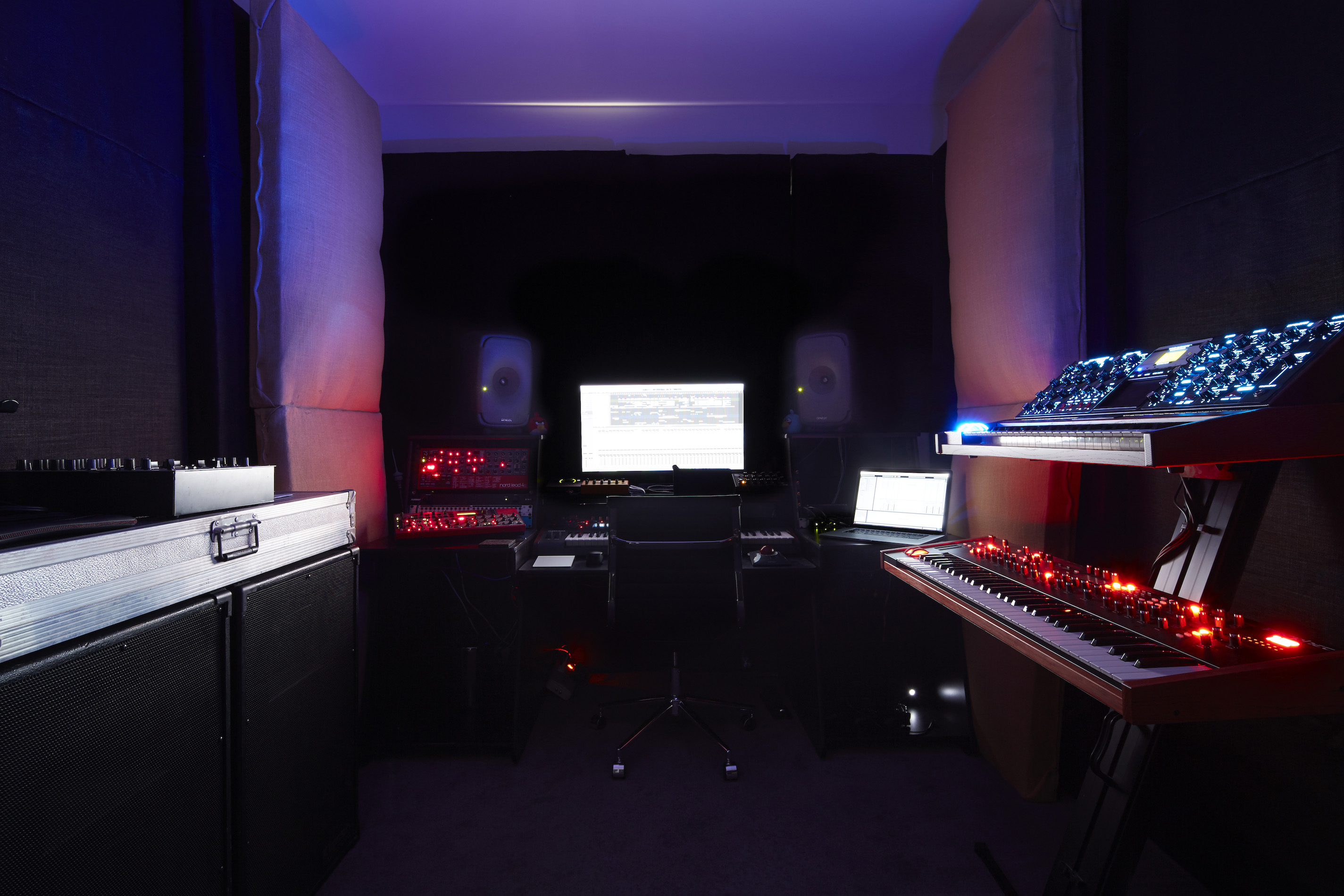 AudioUnit (Brian Clark) in the studio